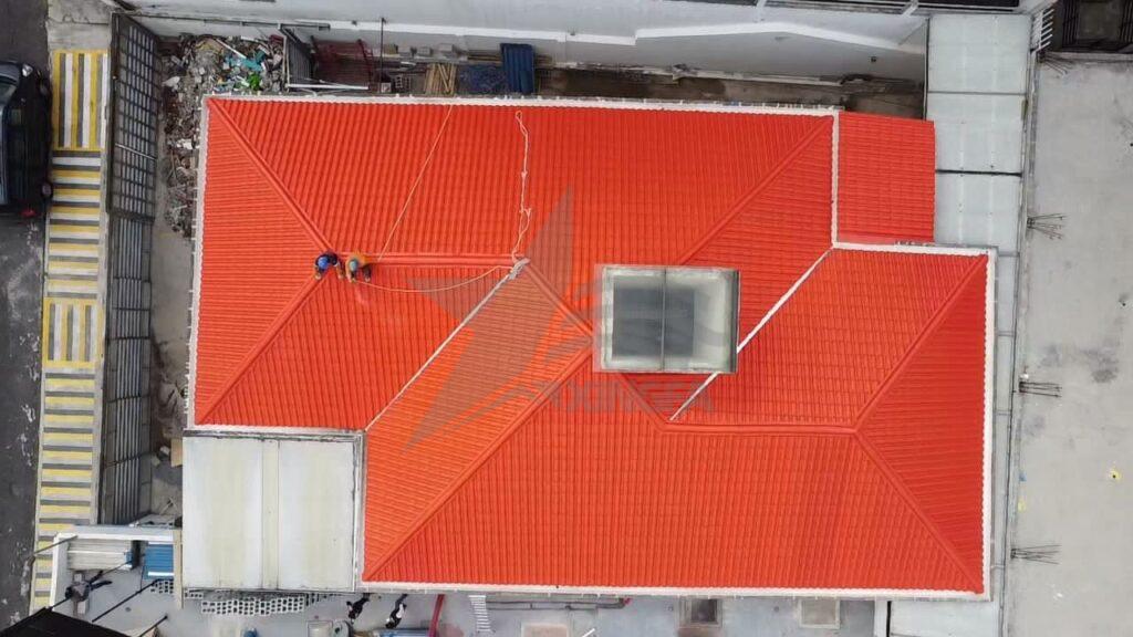 Top Ridge Tile for UPVC Roof Sheet - XINGFA