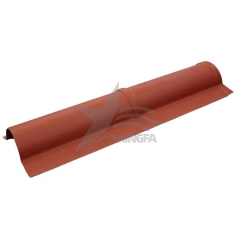 Tilted Ridge Tile for ASA Spanish 1050 Roof Sheet - XINGFA